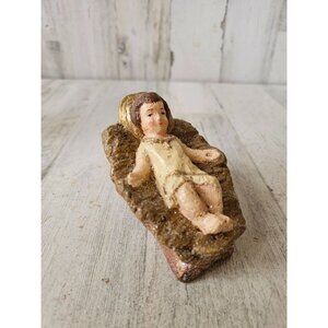 Teena flanner baby Jesus major Nativity large Xmas religious statue figurine dec